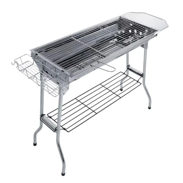 Portatif Katlanabilir Mangal - Madfox Grilmate BBQ - Silver - 547307 ürün görseli 1