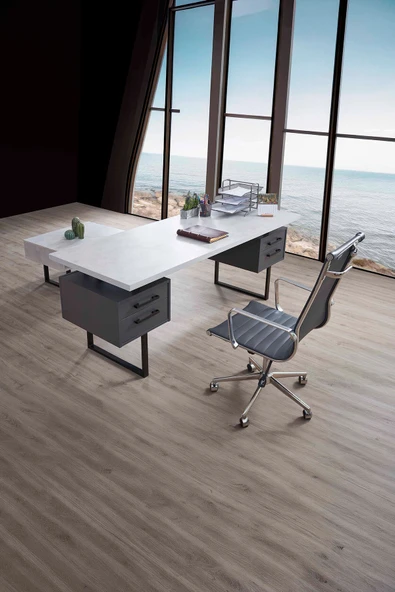 İYENA HOME LİVİNG Athen Ofis Masası Füme ürün görseli 1