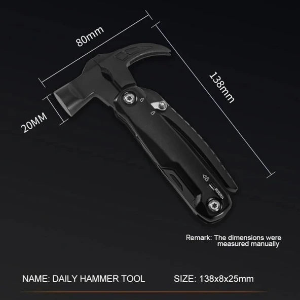 Multi Tool Çekiç - Grand Harvest - GHK-PL105 - Resim 7