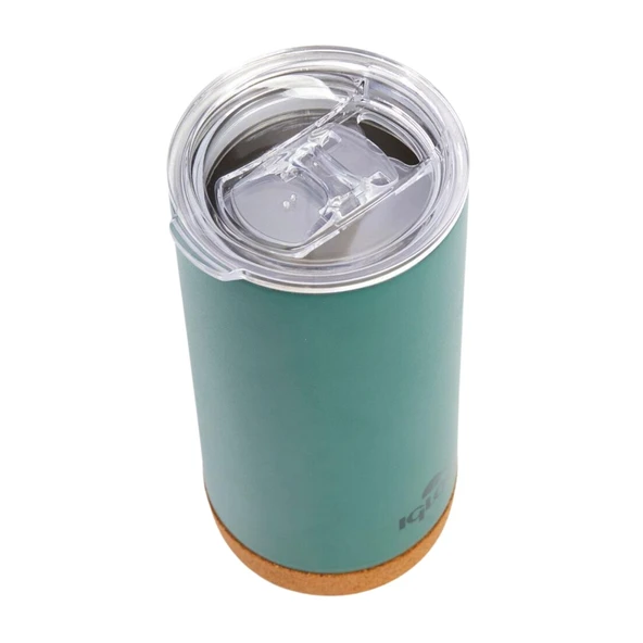 Çelik Mug Termos - Igloo - Cork - 500ml - Yeşil - 205695 - Resim 4