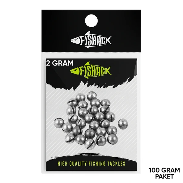 Kıstırma Yarma Kurşun - Kesikli Olta Kurşunu - 2 Gram (100 gr) ürün görseli 1
