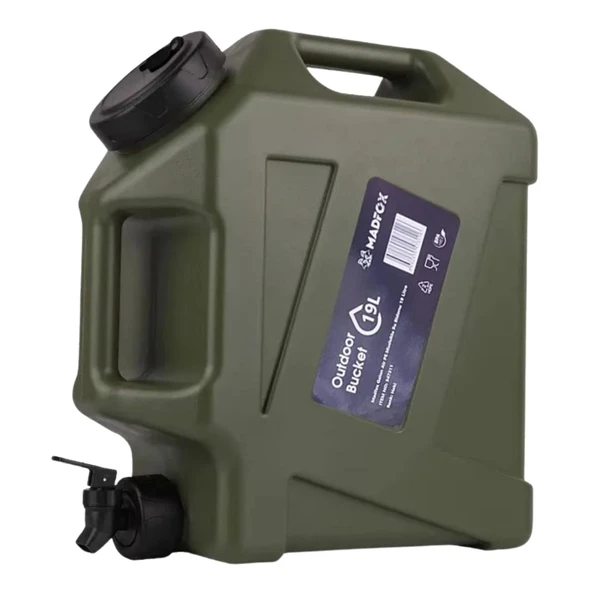 Musluklu Su Bidonu - Madfox Galon Air PE - 19 Litre - Yeşil - 547311 ürün görseli 1