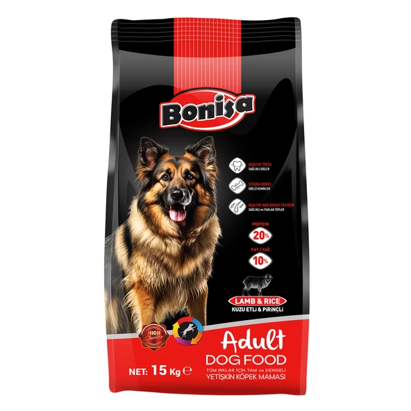 Yetişkin Köpek Maması - Bonisa - Kuzu Etli/Prinçli - 15 Kg ürün görseli 1