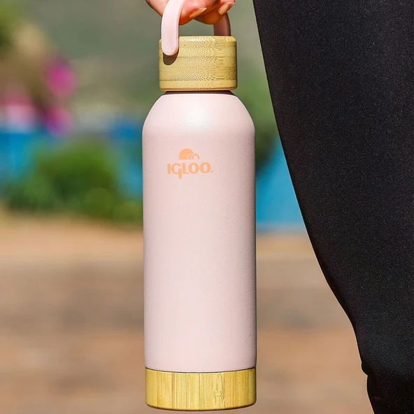 Çelik Pro Termos - Igloo - Hydrate - 500ml - Somon - 205694 - Resim 8