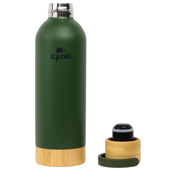 Çelik Pro Termos - Igloo - Hydrate - 500ml - Haki - 205694 - Resim 2