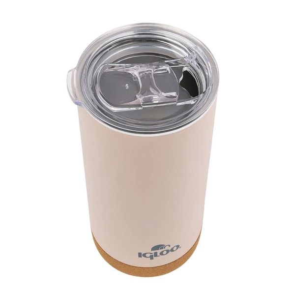 Çelik Mug Termos - Igloo - Cork - 500ml - Bej - 205695 - Resim 3