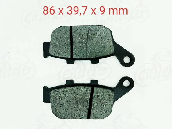 Cf Moto Nk 150 Arka Fren Disk Balatası Fa496 Orj ürün görseli 1