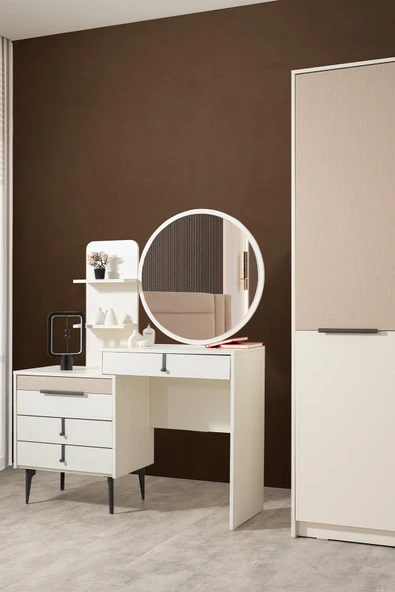 İYENA HOME LİVİNG Cotton Yatak Odası Sifonyer Aytaşı ürün görseli 1