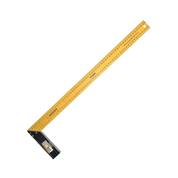 Meşem Marangoz Gönye Sarı 60 Cm ürün görseli 1