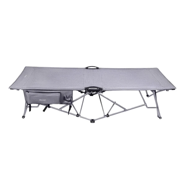 Letto Katlanabilir Kamp Yatağı & Kampet - Orcamp -Cepli - Gri - OUT-2361 ürün görseli 1