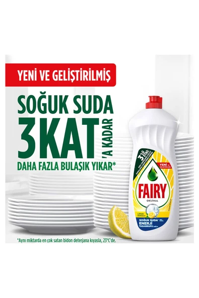 650 ml Sıvı Deterjan Limon Kokulu - Resim 6