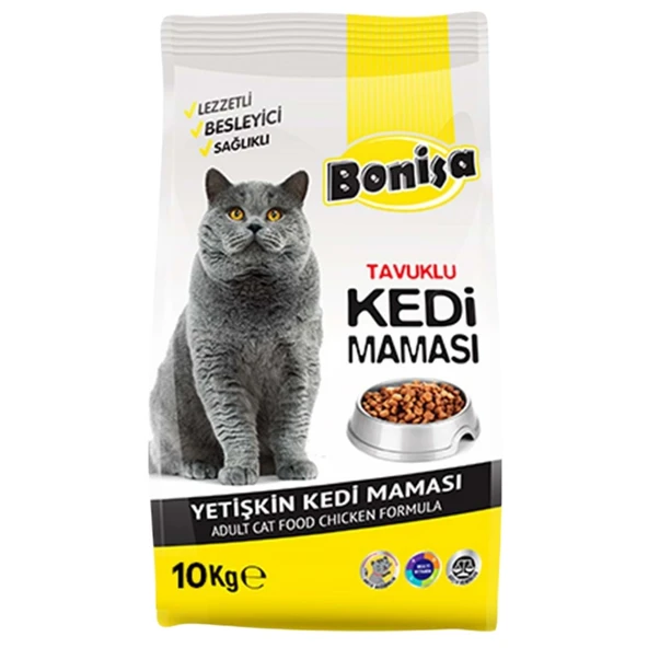 Yetişkin Kedi Maması - Bonisa - Tavuklu - 10 Kg ürün görseli 1