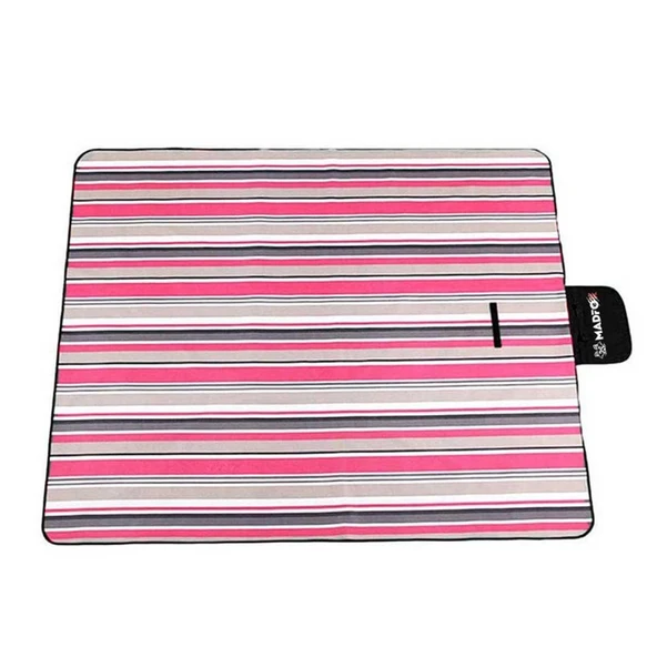 Piknik Kamp Örtüsü - Su Geçirmez - Madfox Skyloft - Red Stripe - 546255 ürün görseli 1