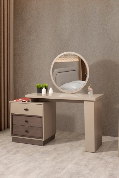 İYENA HOME LİVİNG Milas Yatak Odası Sifonyer Krem ürün görseli 1