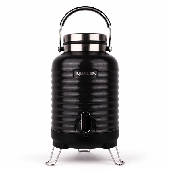 Çelik Family Termos - Igloo - Barrel - 5 lt - Siyah - 205865 ürün görseli 1