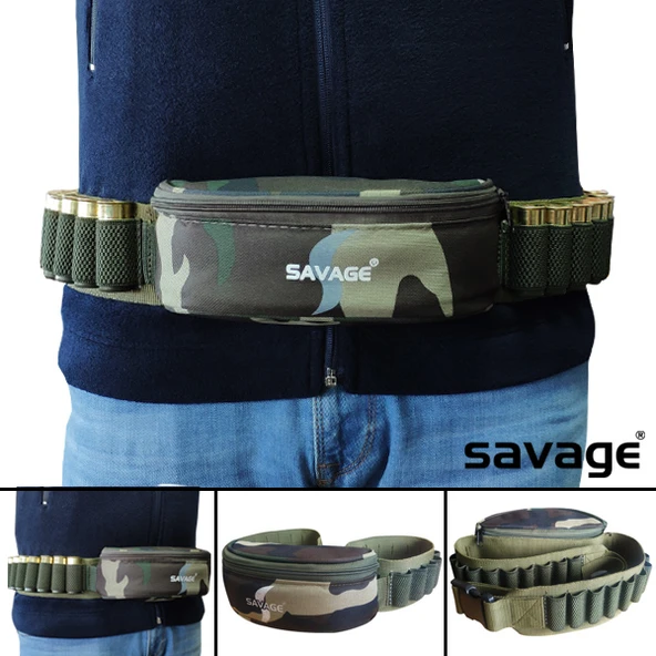SAVAGE HH06067 Fişeklikli Bel Çantası Kamuflaj ürün görseli 1