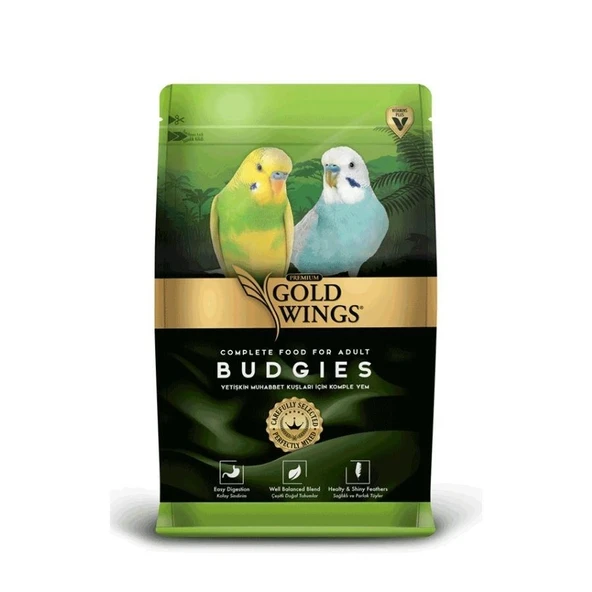 Gold Wings Premium 1 kg Muhabbet Kuş Yemi ürün görseli 1