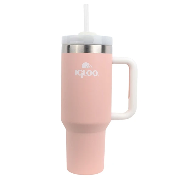 Çelik Mug Termos - Igloo - Stadler - 1.2 lt - Beyaz Somon - 205787 ürün görseli 1