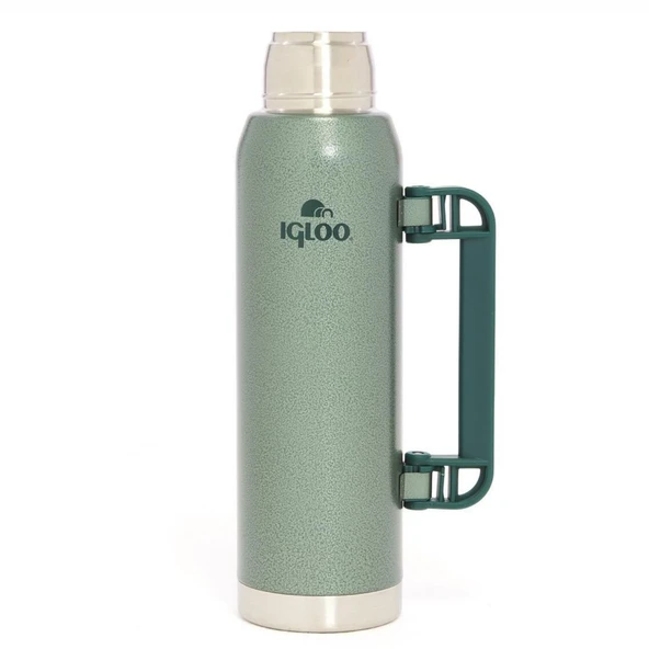Çelik Termos - Igloo - Legend - 1.3 lt - Yeşil - 205688 - Resim 2