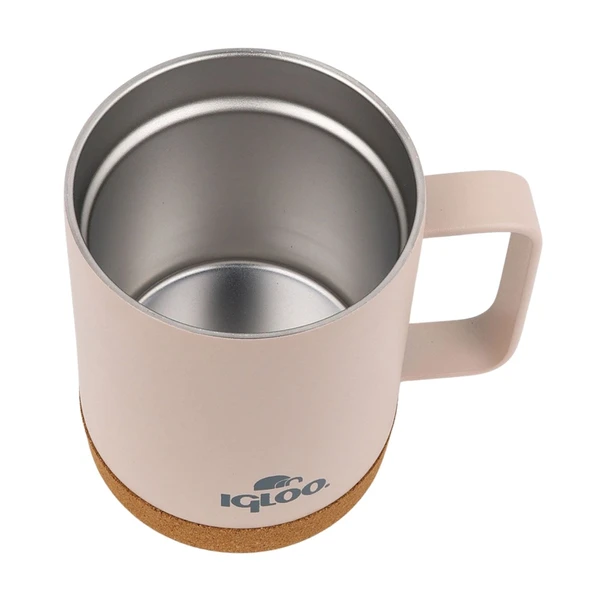 Çelik Mug Termos - Igloo - Cork - 350ml - Bej - 205696 - Resim 4