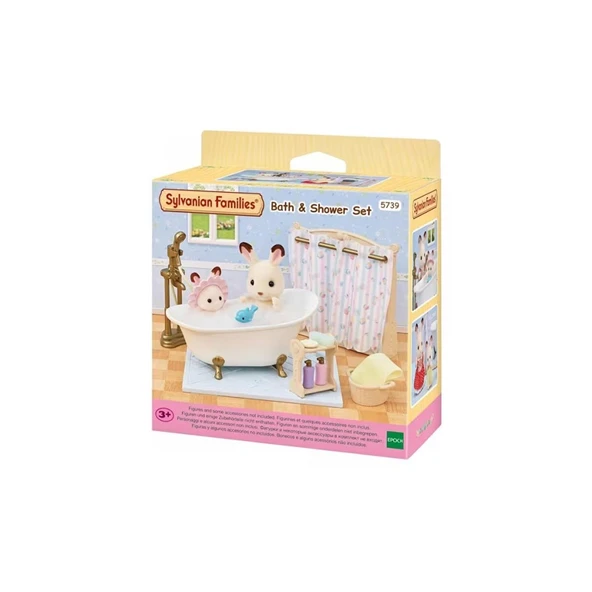 5739 Sylvanian Families Banyo ve Duş Seti (figürler dahil değildir) +3 yaş ürün görseli 1