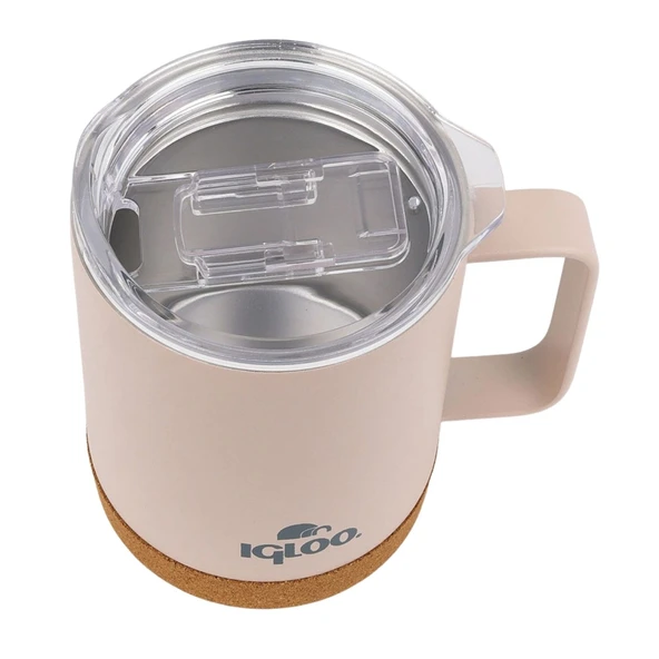 Çelik Mug Termos - Igloo - Cork - 350ml - Bej - 205696 - Resim 3