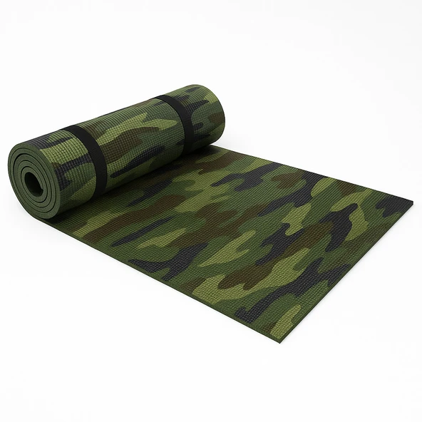 Kamp Matı -  Argeus - 10mm Foam Mat - Kamuflaj - (60*190 cm) ürün görseli 1