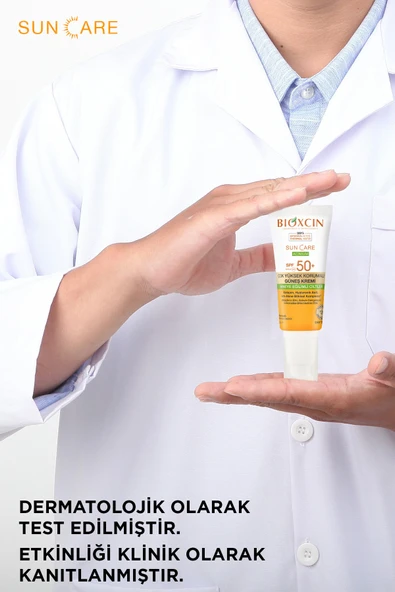 BIOXCIN SUN CARE ACNIUM KREM SPF50 50 ML - Resim 4