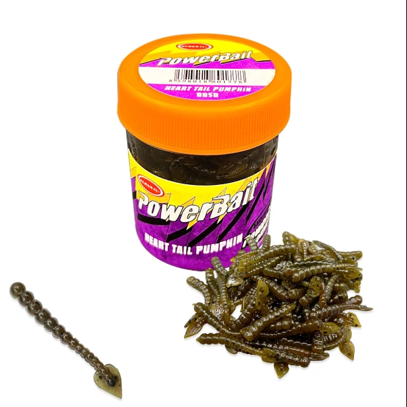 Silikon Kurt Balık Yemi - Kokulu - H Tail - Kahve - Power Bait (9958) ürün görseli 1