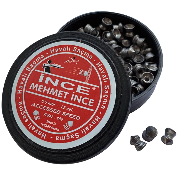 İnce Mehmet 5.5 mm Havalı Saçması (100lü) ürün görseli 1