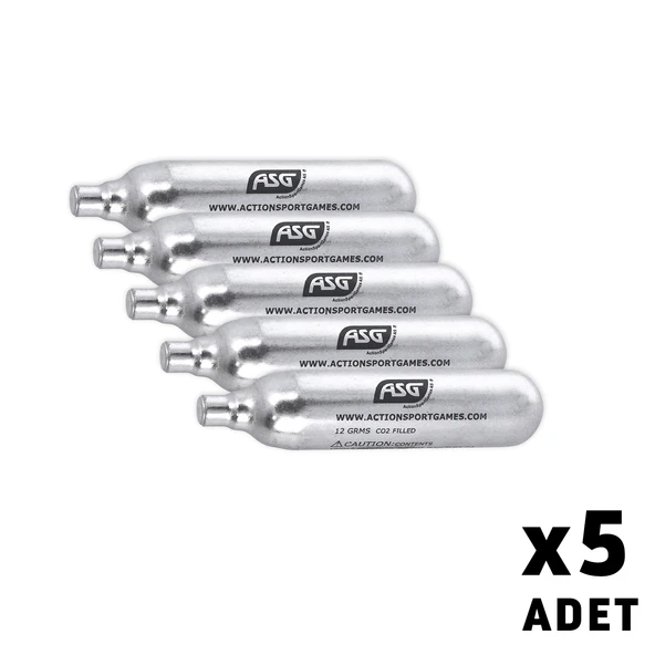ASG 12 gr CO2  Airsoft Tüpü - 5 Adet - Resim 5