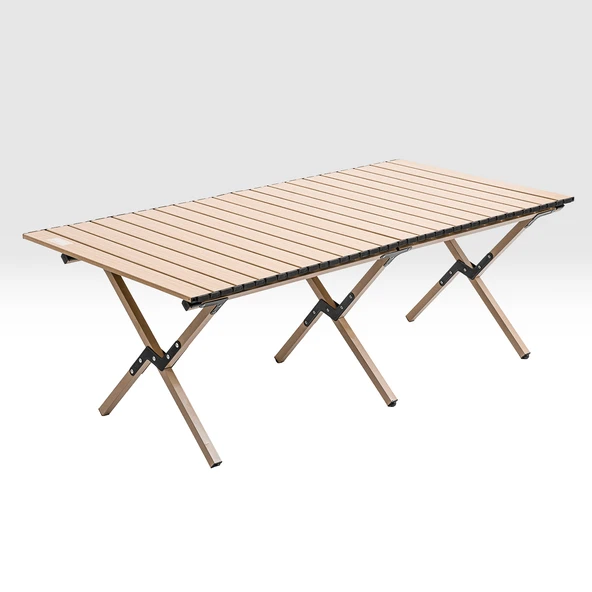 Katlanabilir Kamp Masası - 6/8 Kişilik - Timber - Taşıma Çantalı ürün görseli 1