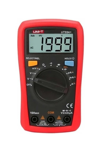 Unit UT33A+ 600V Dijital Multimetre Ölçü Aleti ürün görseli 1