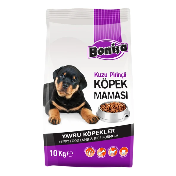 Yavru Köpek Maması - Bonisa - Kuzu Etli/Prinçli - 10 Kg ürün görseli 1