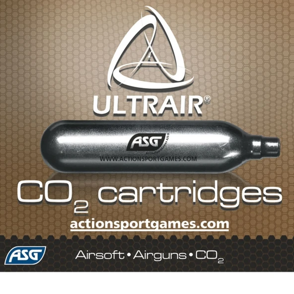 ASG 12 gr CO2  Airsoft Tüpü - 5 Adet - Resim 7