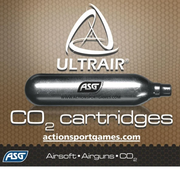 ASG 12 gr CO2  Airsoft Tüpü - 5 Adet - Resim 9