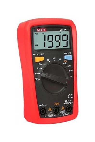 Unit UT33A+ 600V Dijital Multimetre Ölçü Aleti - Resim 3
