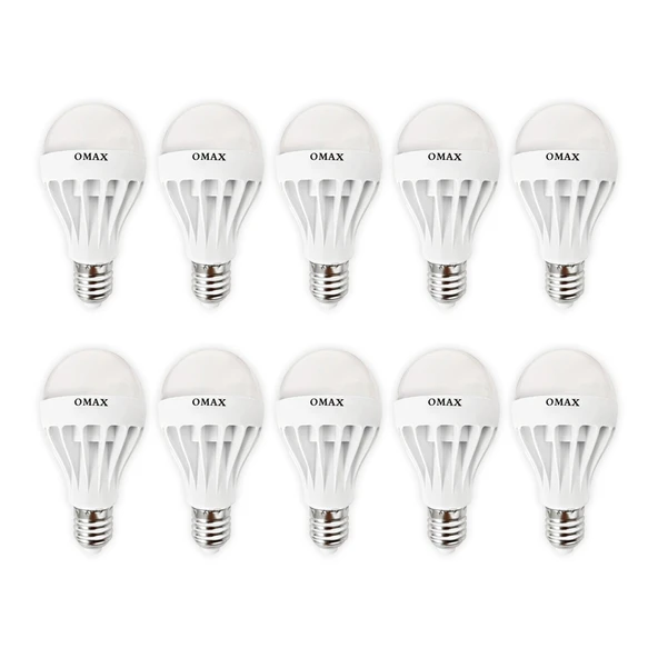 Omax 9W Tasarruflu Led Ampul 10'lu ürün görseli 1