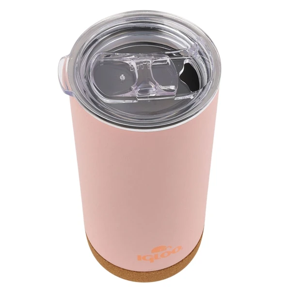 Çelik Mug Termos - Igloo - Cork - 500ml - Somon - 205695 - Resim 3