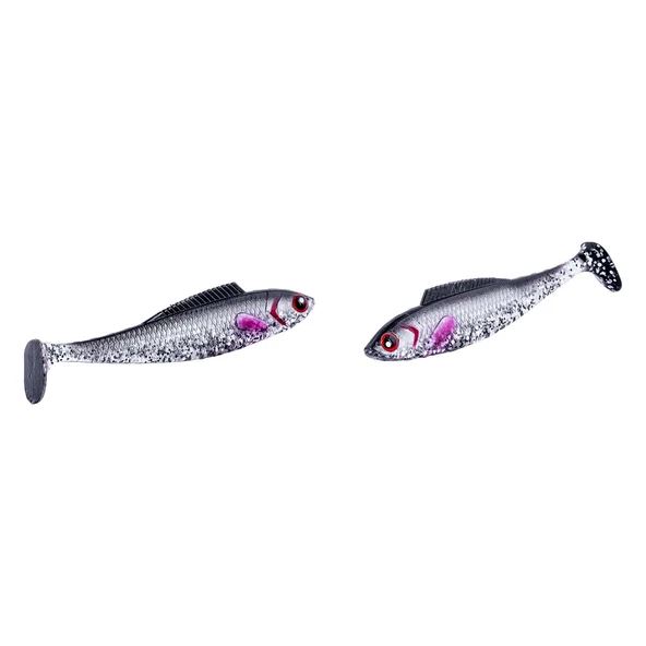 Silikon Balık - 4,5g 85mm - Fishack PredatorX - UV Boyalı - Ghosty - Resim 2