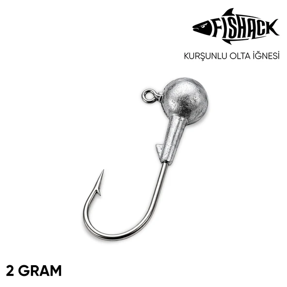Jighead - Zoka - Kurşunlu Olta İğnesi - Gümüş - 2 gr ürün görseli 1