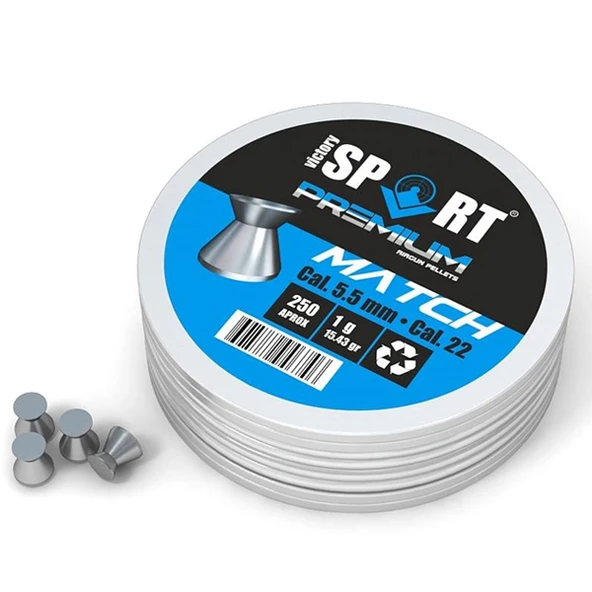Sport Premium Match Havalı Saçma 5.5 mm (250li) ürün görseli 1