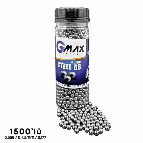 Gmax Çelik Bilye 4.5 mm (1500'lü) ürün görseli 1