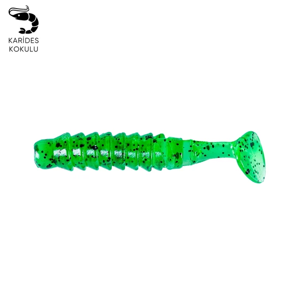 Silikon Kurt Yem - 1,5g 45mm - Fishack - 10 Adet - Yeşil ürün görseli 1