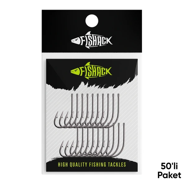 Olta İğnesi - Fishack 505 - No: 1/0  (50'li Paket) ürün görseli 1