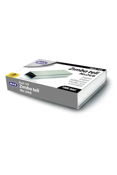 Mas Zımba Teli 24/6 Beyaz 1 Paket / 145 ürün görseli 1