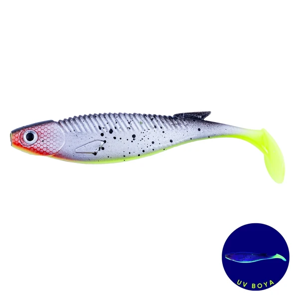 Silikon Balık - 10g 100mm - Fishack PredatorX - UV Boyalı - Blade ürün görseli 1