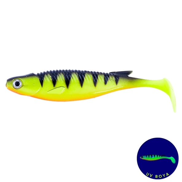 Silikon Balık - 10g 100mm - Fishack PredatorX - UV Boyalı - Twitch ürün görseli 1