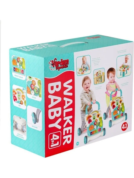 PİYANOLU 4 İN 1 BEBEK YÜRÜTEÇ ürün görseli 1
