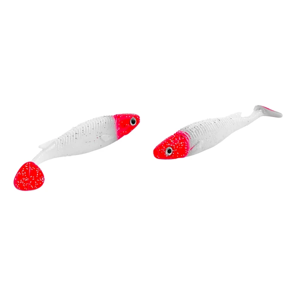 Silikon Balık - 10g 100mm - Fishack PredatorX - UV Boyalı - Redhead - Resim 2